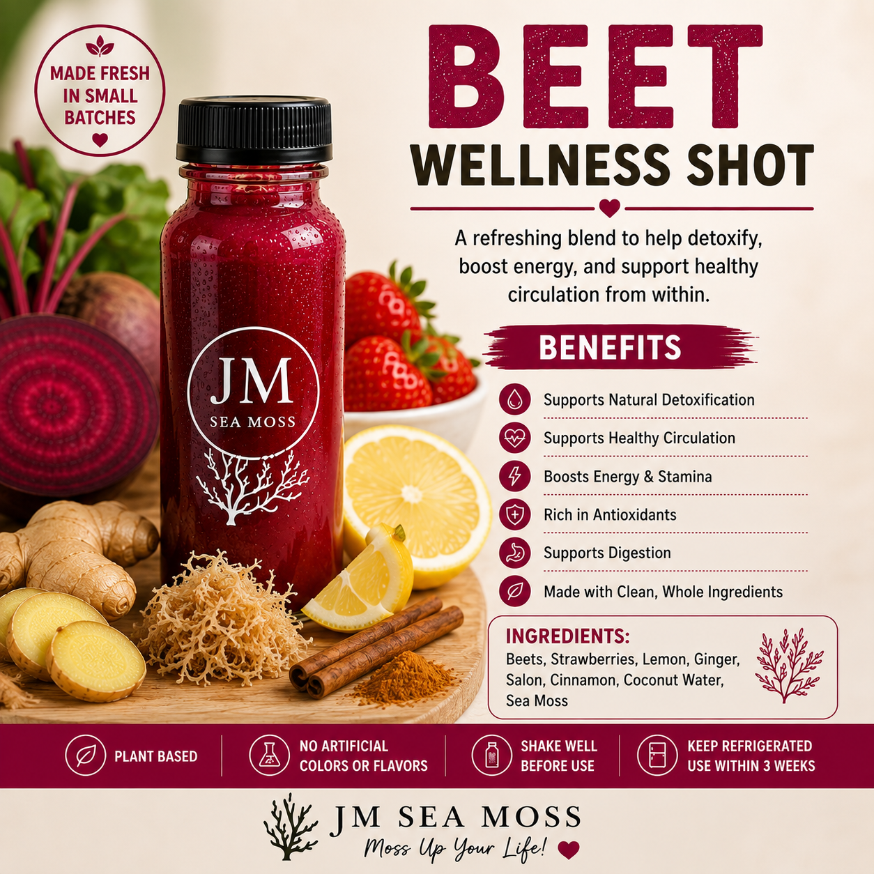 Beet Wellness Shot – 2 oz