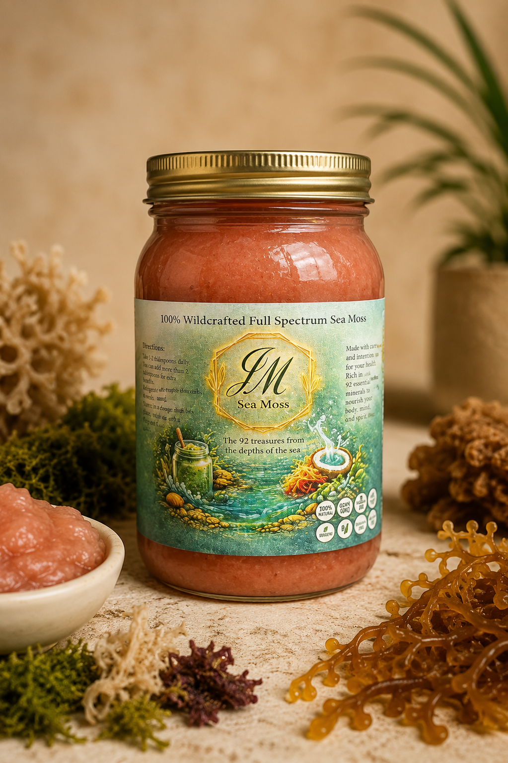Strawberry Sea Moss Gel