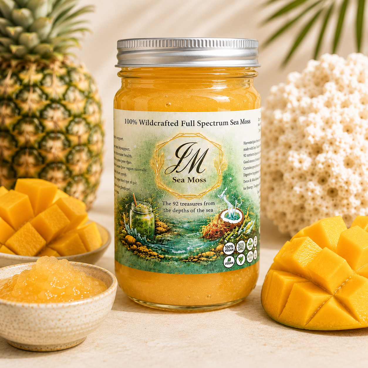 Pineapple Mango Sea Moss Gel