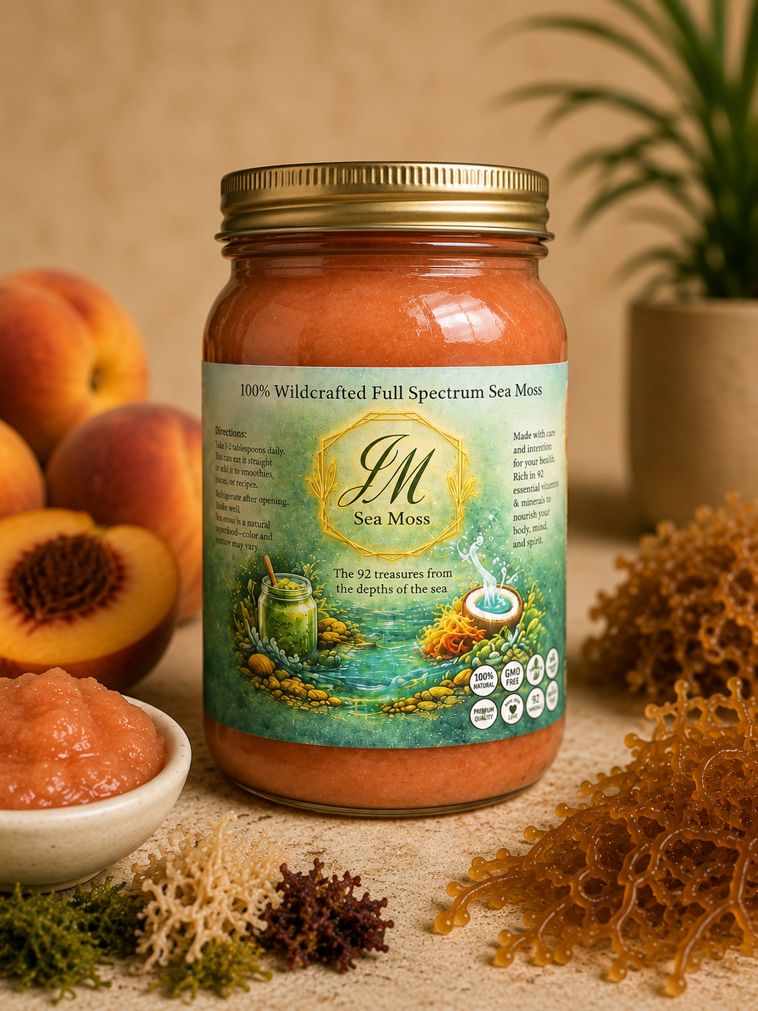Peach Sea Moss Gel – Seasonal