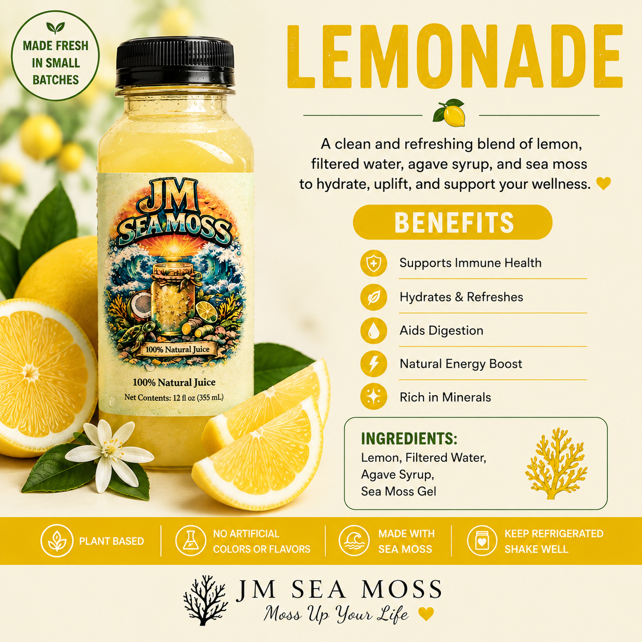 Lemonade Juice – 12 oz